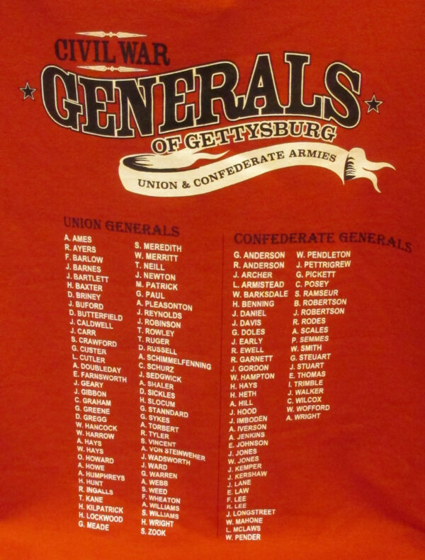 Generals of Gettysburg T-Shirt