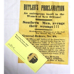 Butlers Proclamation