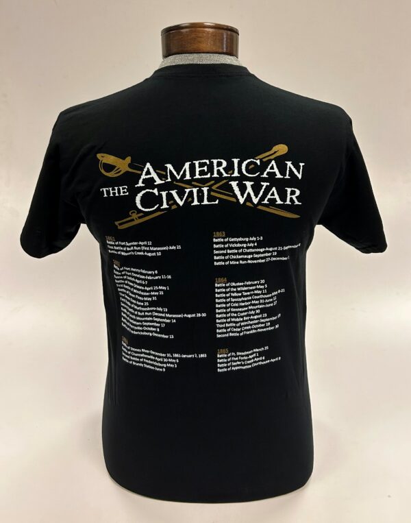 Civil War Battle T-Shirt back