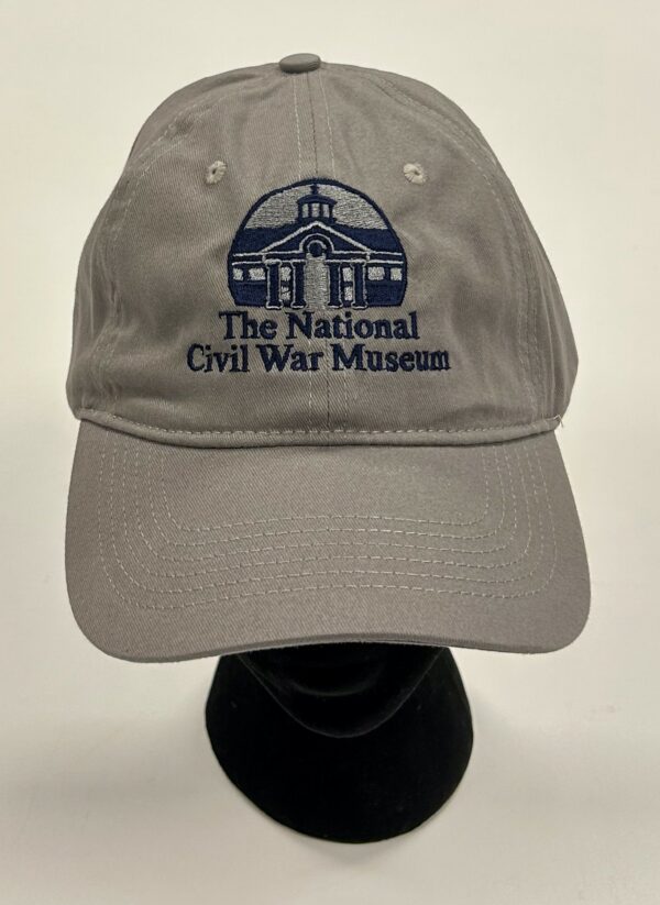 NCWM baseball hat gray front